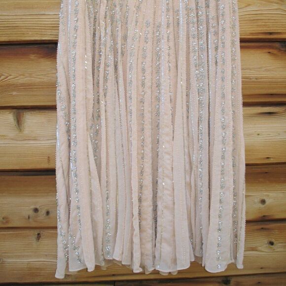 MAC DUGGAL 94155 Pink Sleeveless Scoop Neck Embellished Midi Dress - Picture 9 of 12